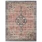 Magnolia Home Graham GRA-06 9"6" x 12"6" Coral and Navy Area Rug, , large