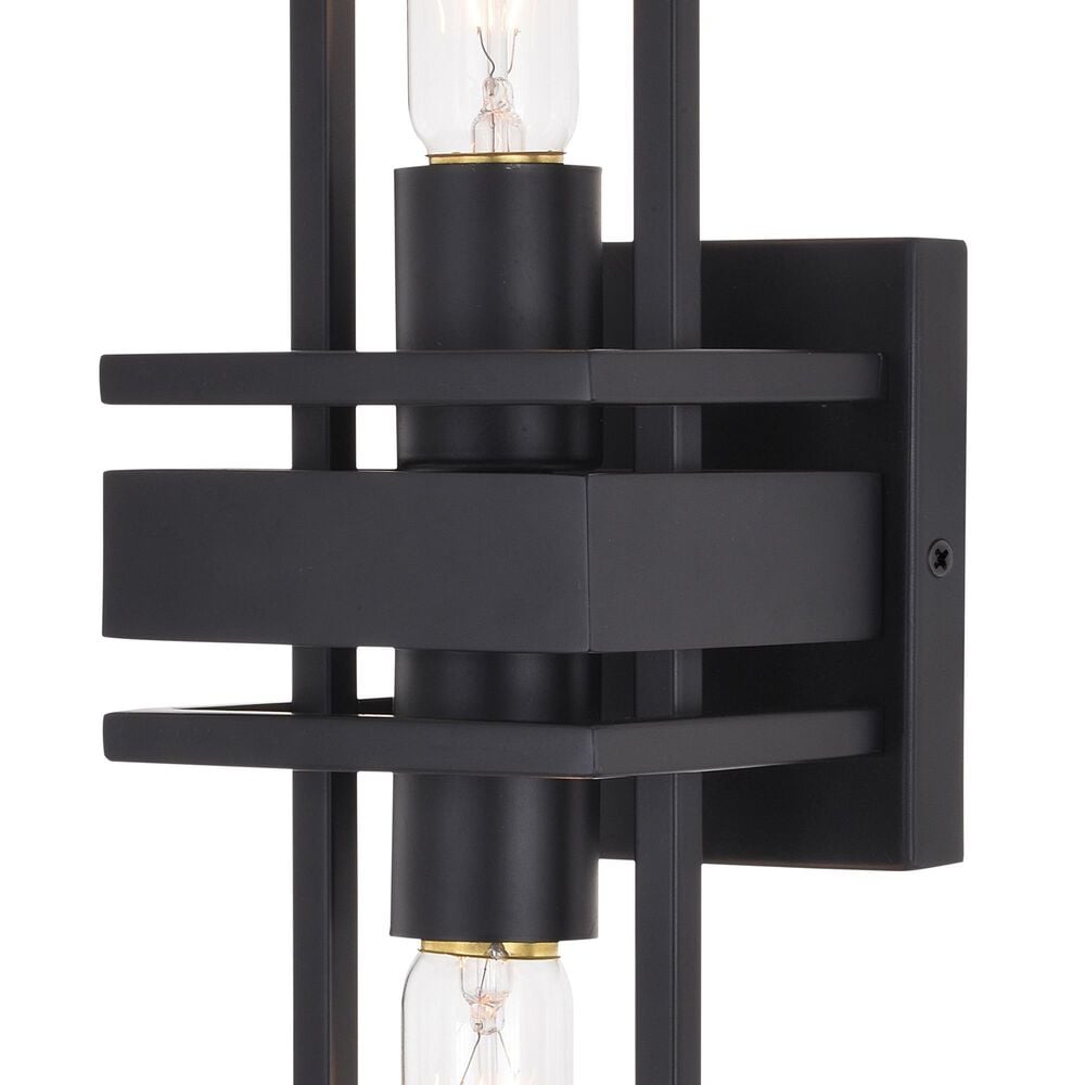 Vaxcel Marquis 2-Light Wall Sconce in Matte Black, , large
