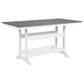 Ashley Transville Patio Counter Table in White and Gray, , large