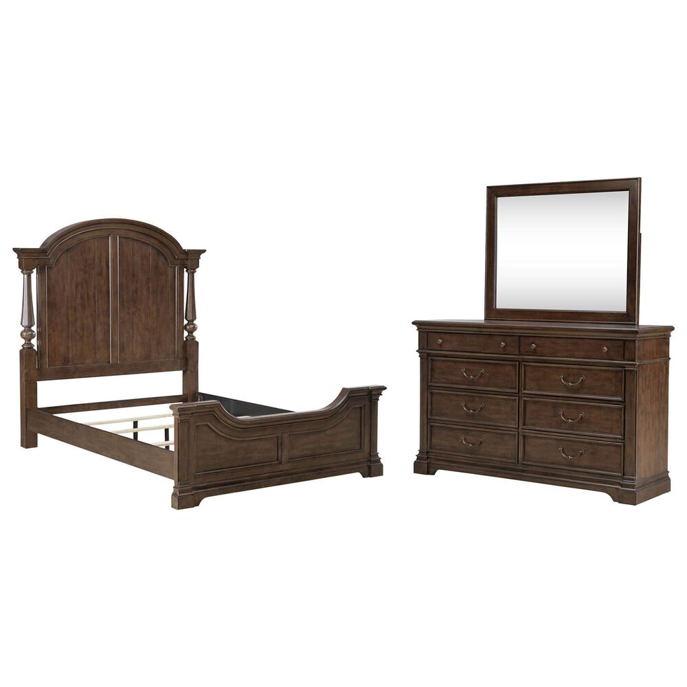 Liberty Furniture Arden Road 3-Piece Queen Bedroom Set in Satin Cherry, , large