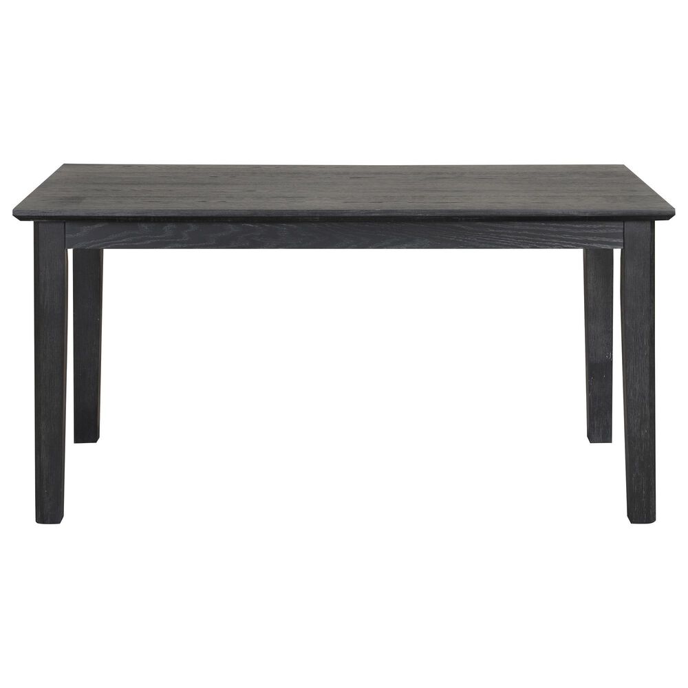 New Heritage Design Sable Crest 5-Piece Rectangular Dining Set in Sable Black, , large