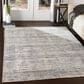 Surya Presidential PDT-2308 5" x 8" Gray, Charcoal and Blue Area Rug, , large