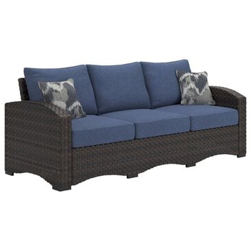 Ashley Windglow Patio Sofa in Brown, , large