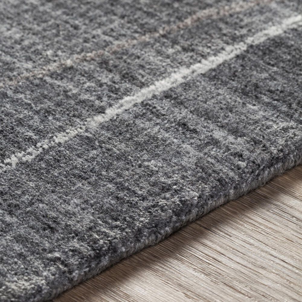 Surya Hightower 2&#39; x 3&#39; Gray, Charcoal, White and Taupe Area Rug, , large