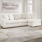 Ashley Chessington 2-Piece Right Facing Sectional with Chaise in Ivory, , large