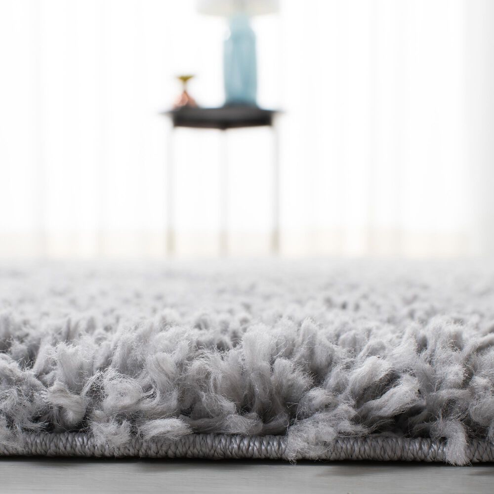 Safavieh August Shag 6&#39;7&quot; x 9&#39; Silver Area Rug, , large