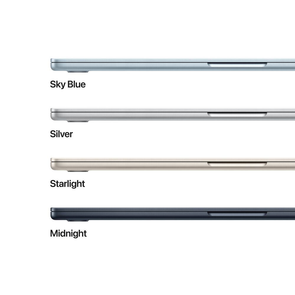 Apple MacBook Air 15-inch Laptop M5 chip - 10 Core CPU - 10 Core GPU - 32GB Memory - 1TB SSD - Midnight (Latest Model), , large