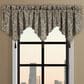 J. Queen New York Maren 40" x 20" Window Ascot Valance in Antique Gold, Beige and Chocolate, , large