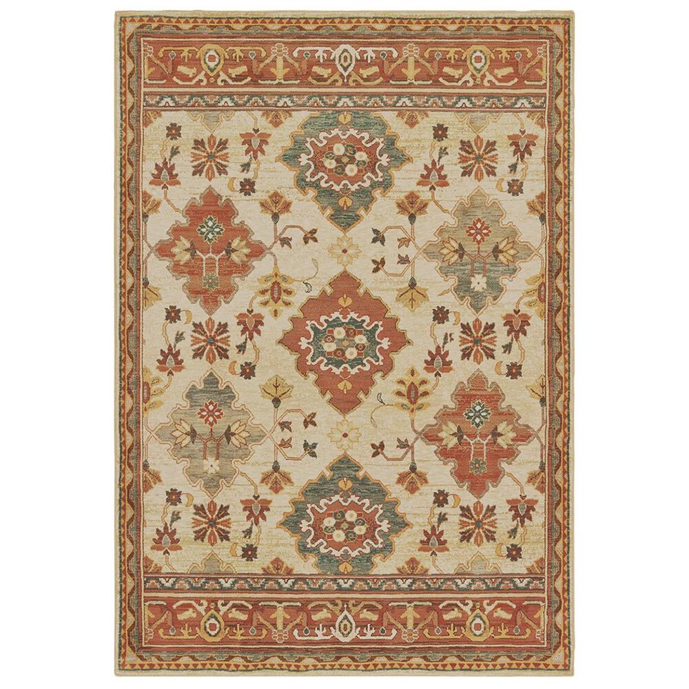 Oriental Weavers Toscana 9570A 7'10" x 10'10" Ivory Area Rug, , large