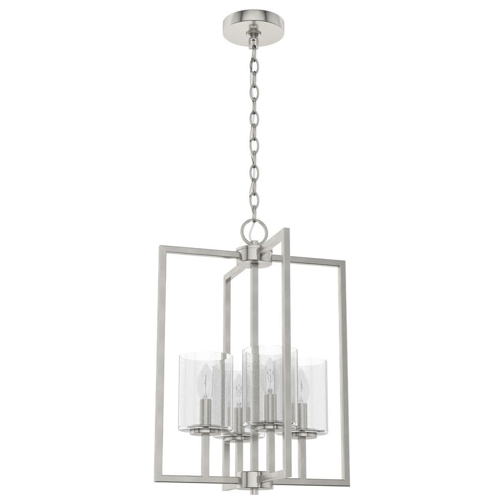 Hunter Kerrison 4-Light Pendant in Brushed Nickel, , large
