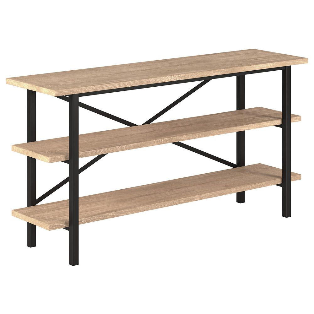 Hudson and Canal Holloway TV Stand in White Oak, , large