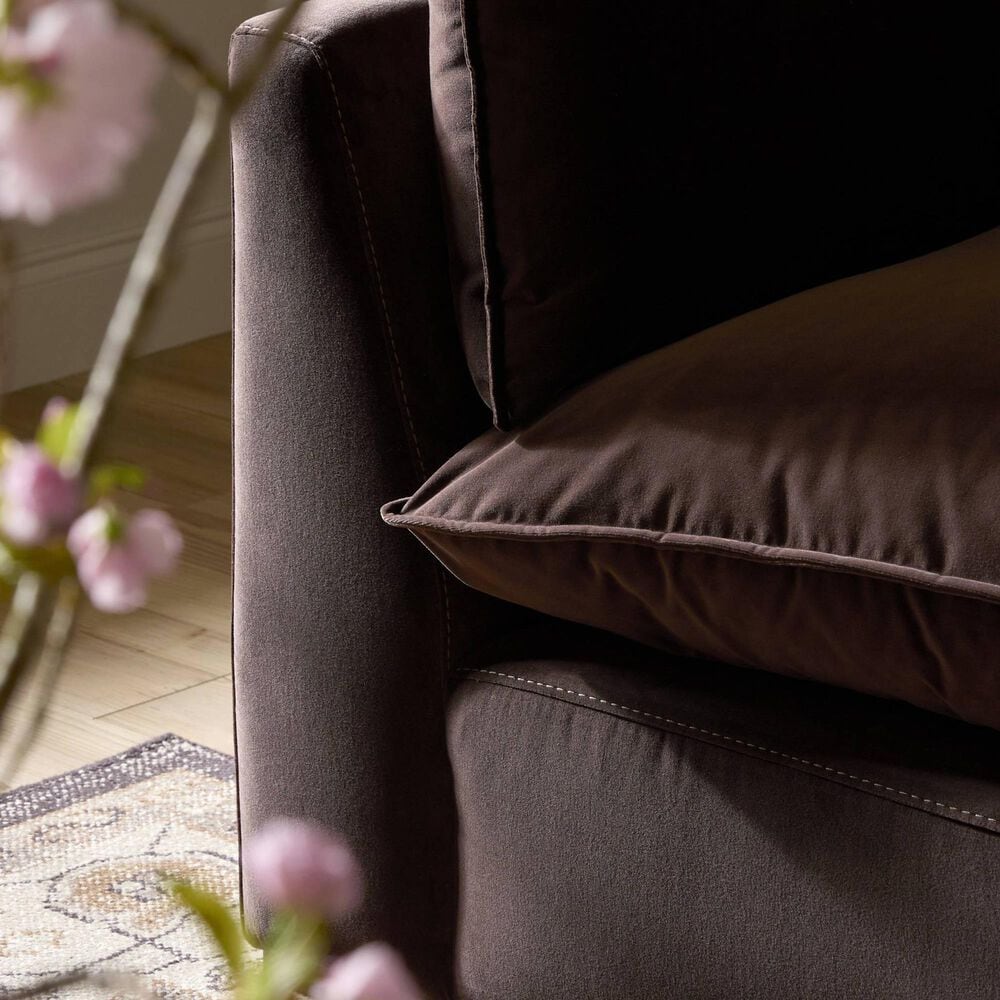 Four Hands Kosa Stationary Sofa in Surrey Cocoa, , large