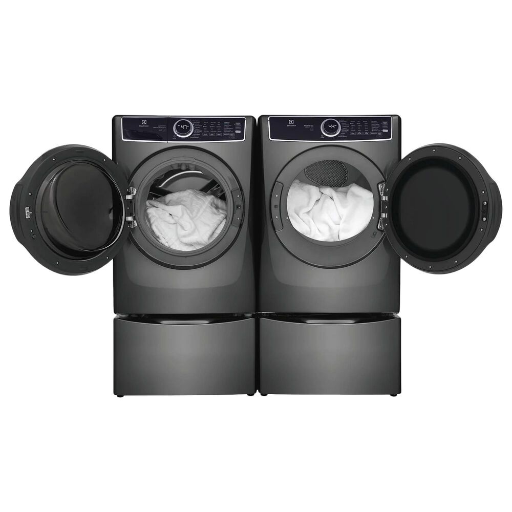 Electrolux 4.5 Cu. Ft. Front Load Washer and 8.0 Cu. Ft. Gas Dryer Laundry Pair in Titanium, , large