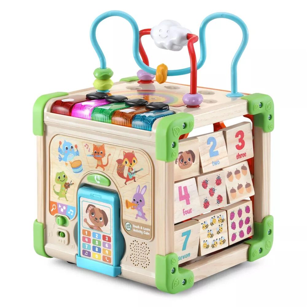 Leapfrog Touch and Learn Wooden Activity Cube, , large