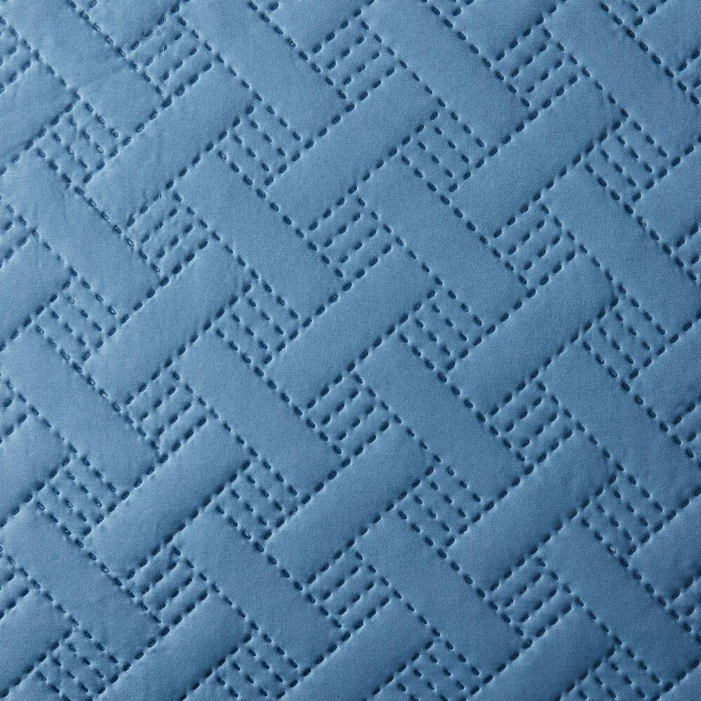 Trade Linker 3-Piece King Basket Pinsonic Quilt Set in Denim, , large