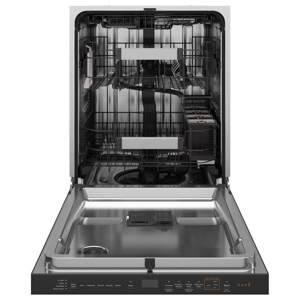 Cafe 24&quot; Built-In Smart Dishwasher in Platinum Glass, , large