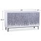 Richlands Furniture Alaric 3-Door Credenza in Whitewash, , large