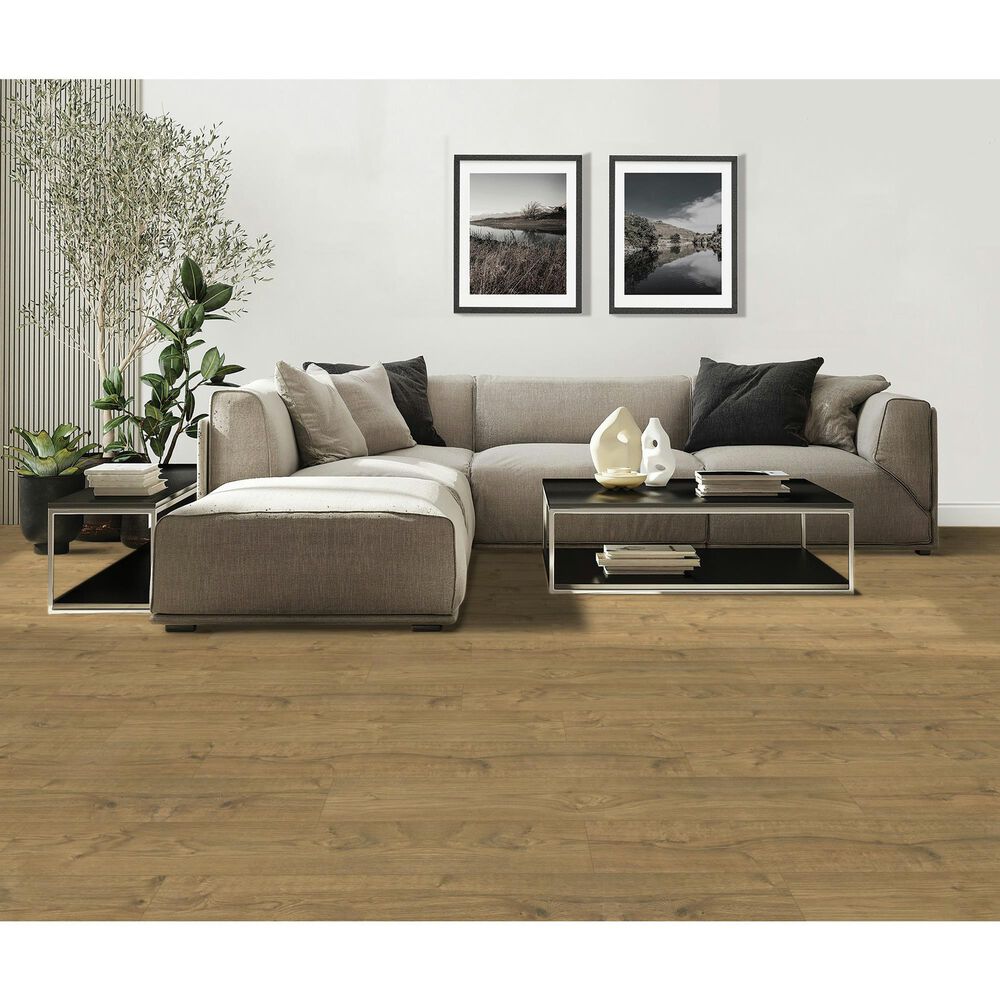 Mohawk Emberstone Ridge Firewood Oak 7.5&quot; x 54&quot; Laminate, , large