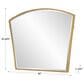 Uttermost Boundary Mirror in Gold Leaf, , large