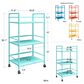 DHP Cache Rolling Cart in Blue, , large