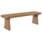 Hearth and Haven 63" Dining Bench with Flared Trouser Legs in Pine, , large