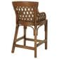 Office Star Products Plantation 24" Counter Stool in Brown Stained, , large