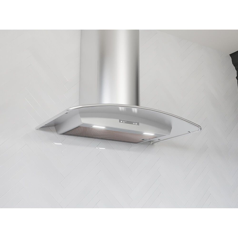 Zephyr Milano 36&quot; Wall Range Hood in Stainless Steel, , large