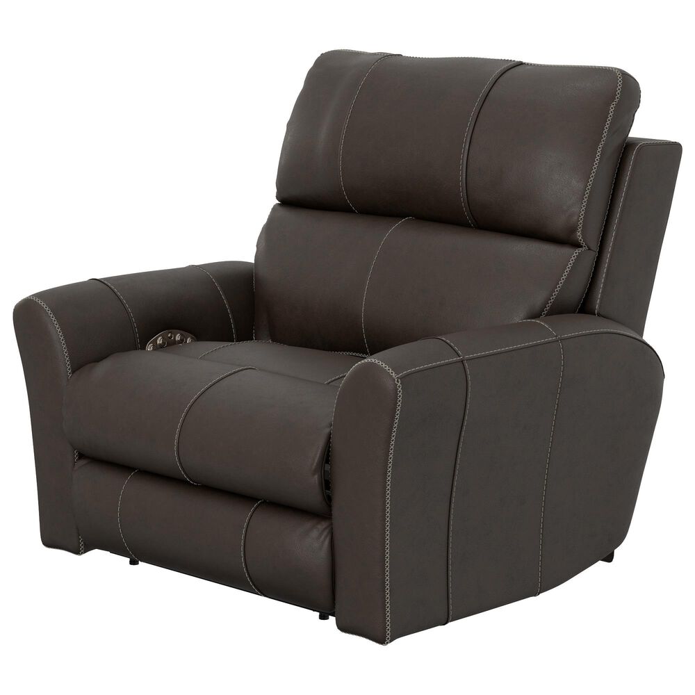 Catnapper Fredda Power Recliner with Power Headrest in Coffee, , large
