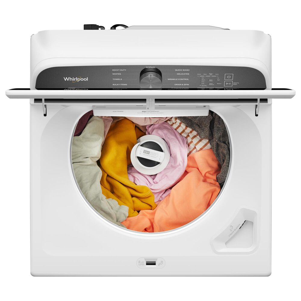 Whirlpool 5.3 Cu. Ft. Top Load Washer with Agitator in White, , large