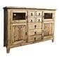 Santa Fe Rustic Rustic Solid Pine Sideboard, , large