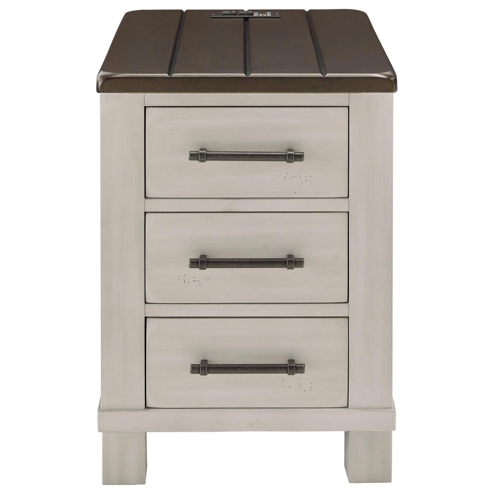 Ashley Darborn Chairside End Table in Gray and Brown, , large