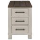 Ashley Darborn Chairside End Table in Gray and Brown, , large