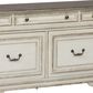 Belle Furnishings Magnolia Manor Credenza in White, , large
