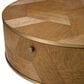 Eichholtz Velutto Coffee Table in Caramel and Brushed Brass, , large