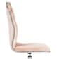 Impressions Vanity Royal Tufted Vanity Chair with Pink Cushion in Silver, , large