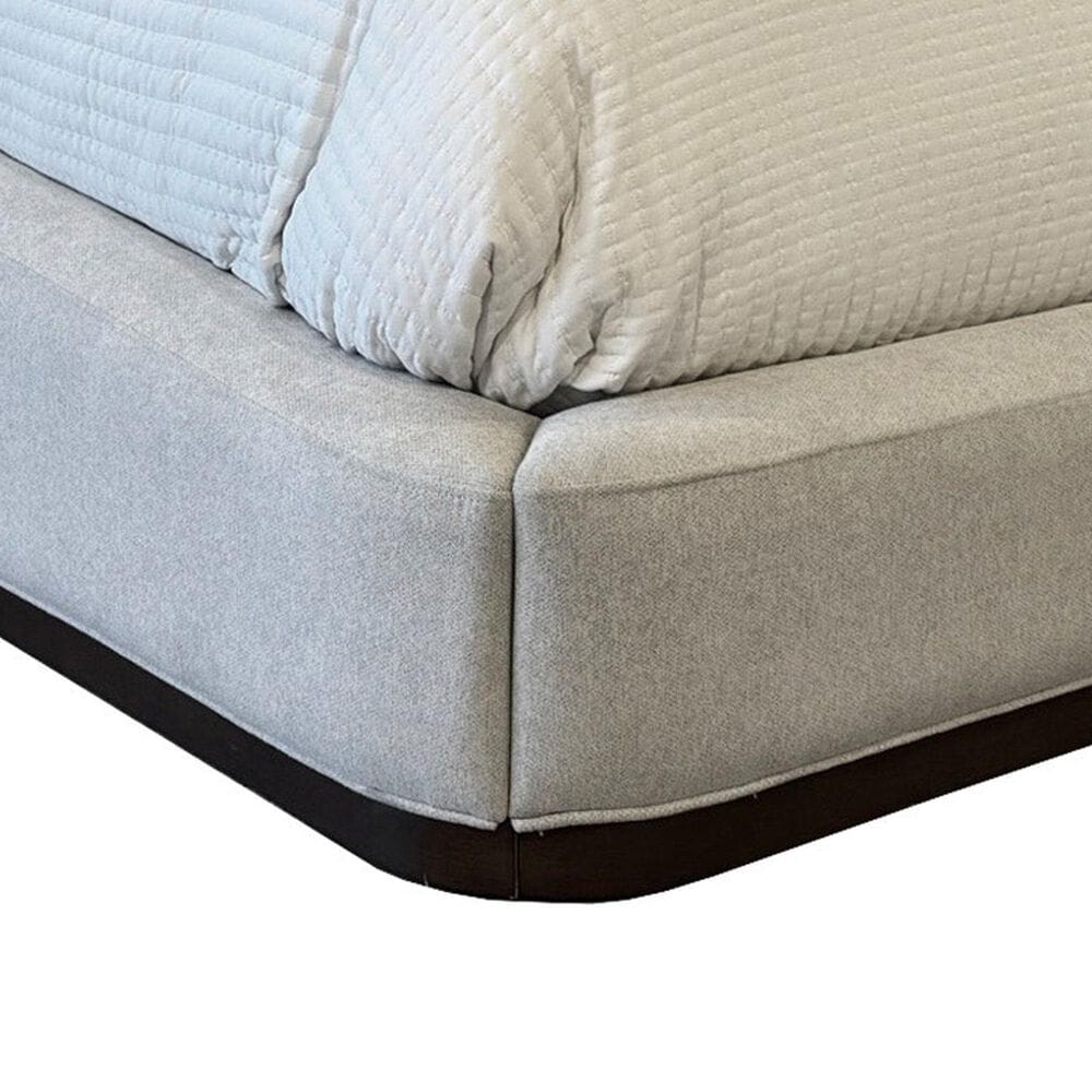Simeon Collection Sofia Queen Upholstered Bed in Blanched Almond, , large