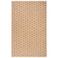 Nourison Twist Reversible 5" x 7" Natural Indoor/Outdoor Area Rug, , large