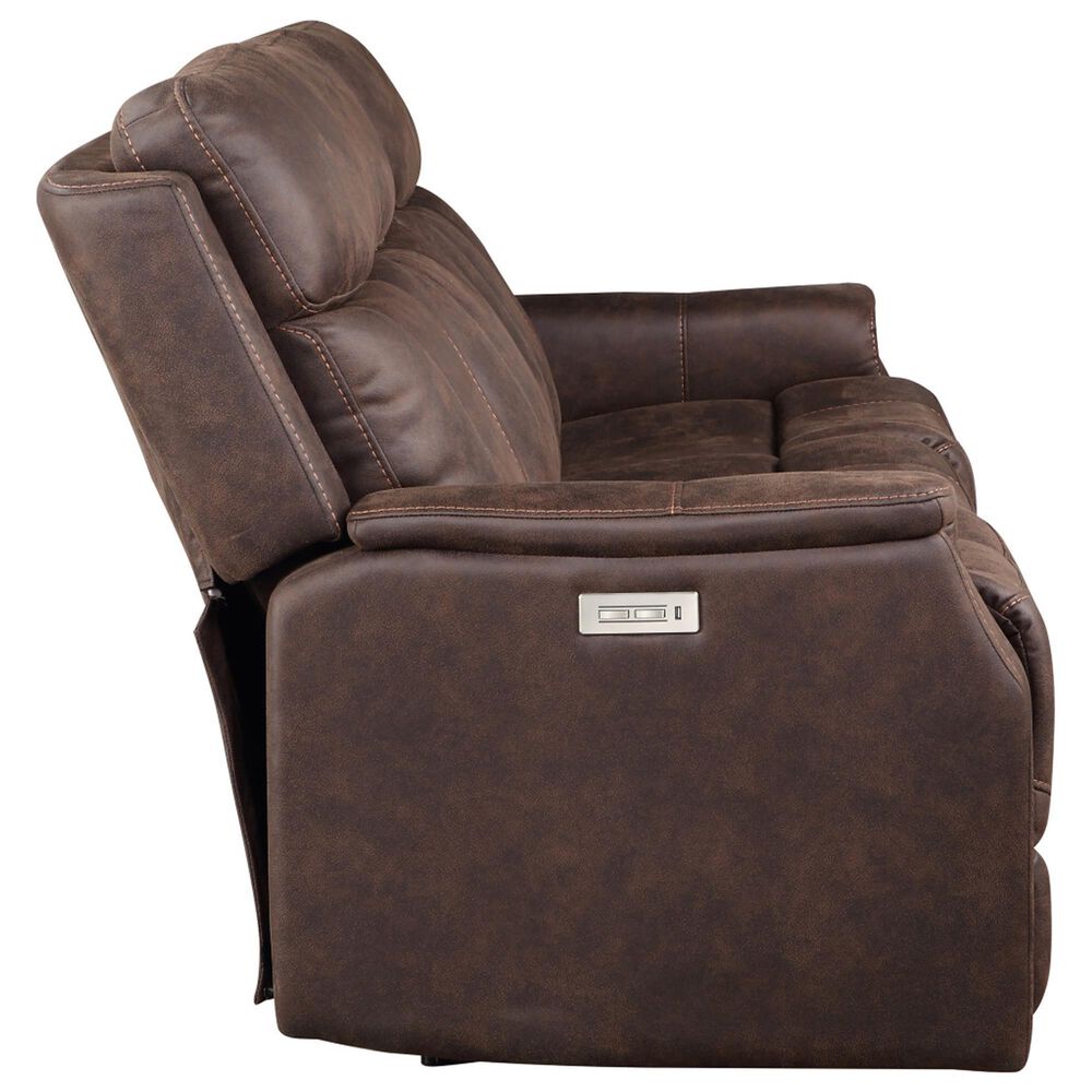 Steve Silver Valencia Power/Power Recliner Sofa in Walnut, , large