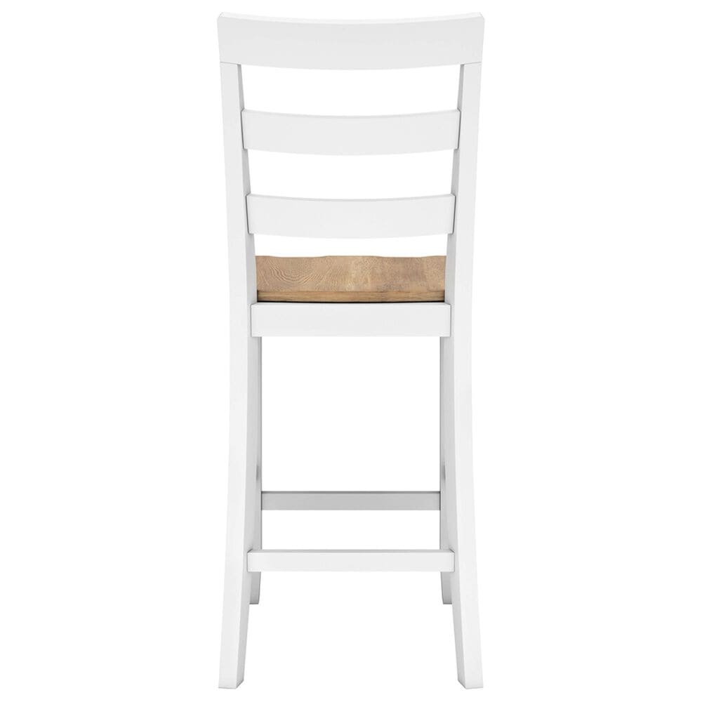 Ashley Gesthaven 3-Piece Counter Height Dining Set in Natural and White, , large