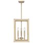 Golden Lighting Kimber 3-Light Pendant in Brass and Light Natural, , large