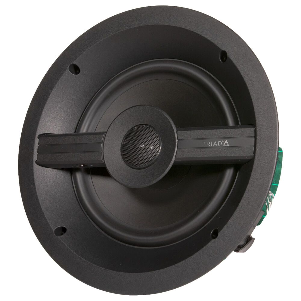 Triad In-Ceiling 8&quot; Dual Tweeter Open Back Speaker in Black, , large