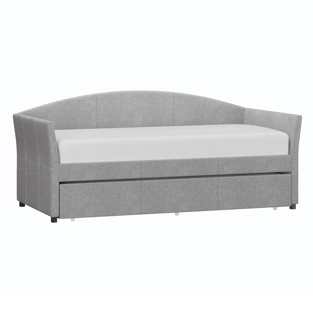 The Monday Company Westchester Upholstered Daybed with Trundle in Smoke Gray, , large