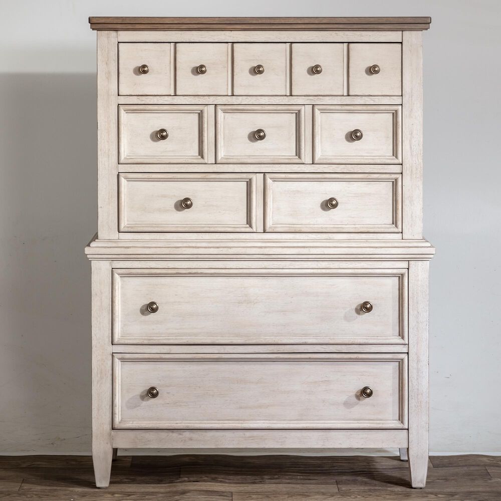 Belle Furnishings Heartland Chest in Antique White, , large