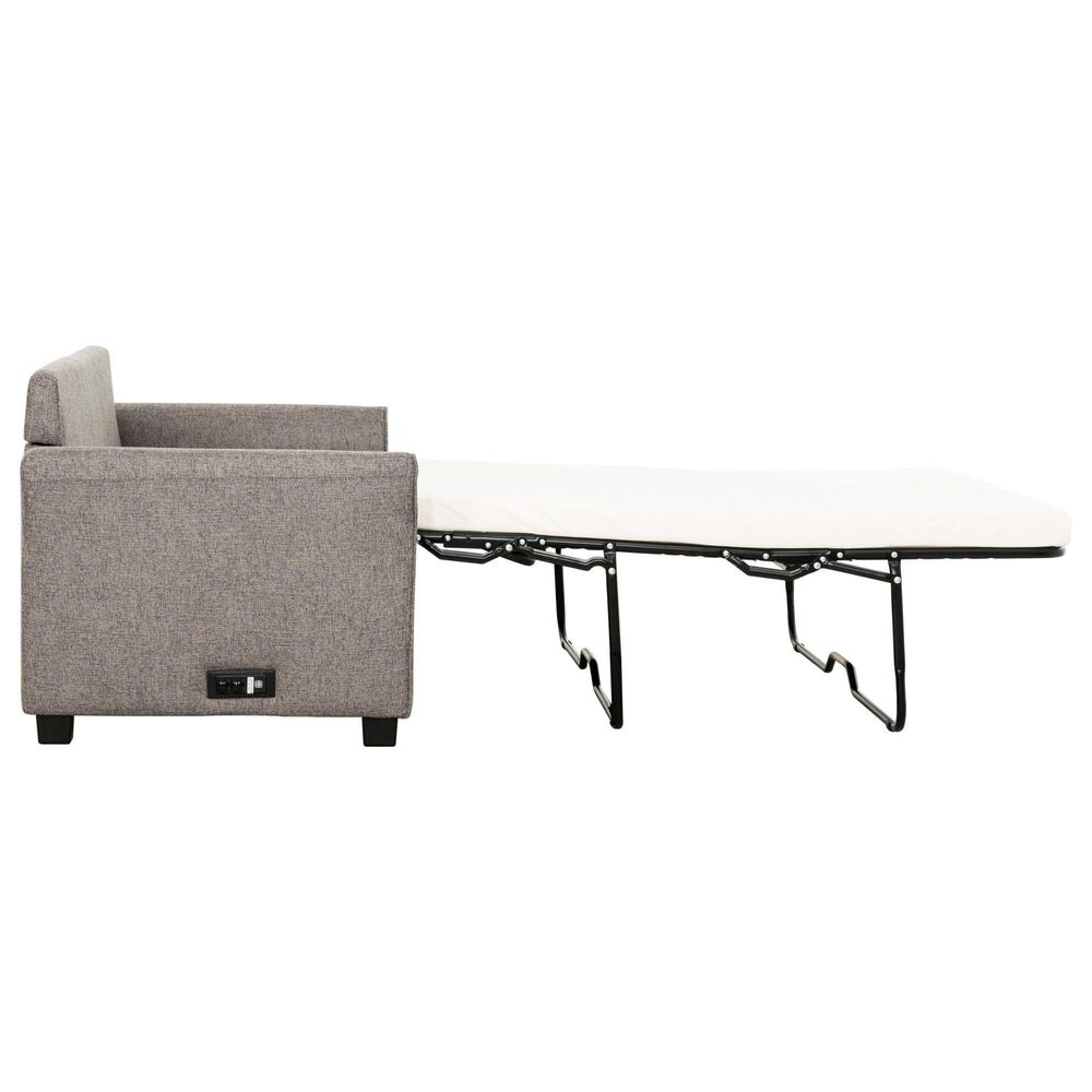 Primo International Drake Sofa Bed in Linen Dark Gray, , large