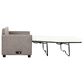 Primo International Drake Sofa Bed in Linen Dark Gray, , large
