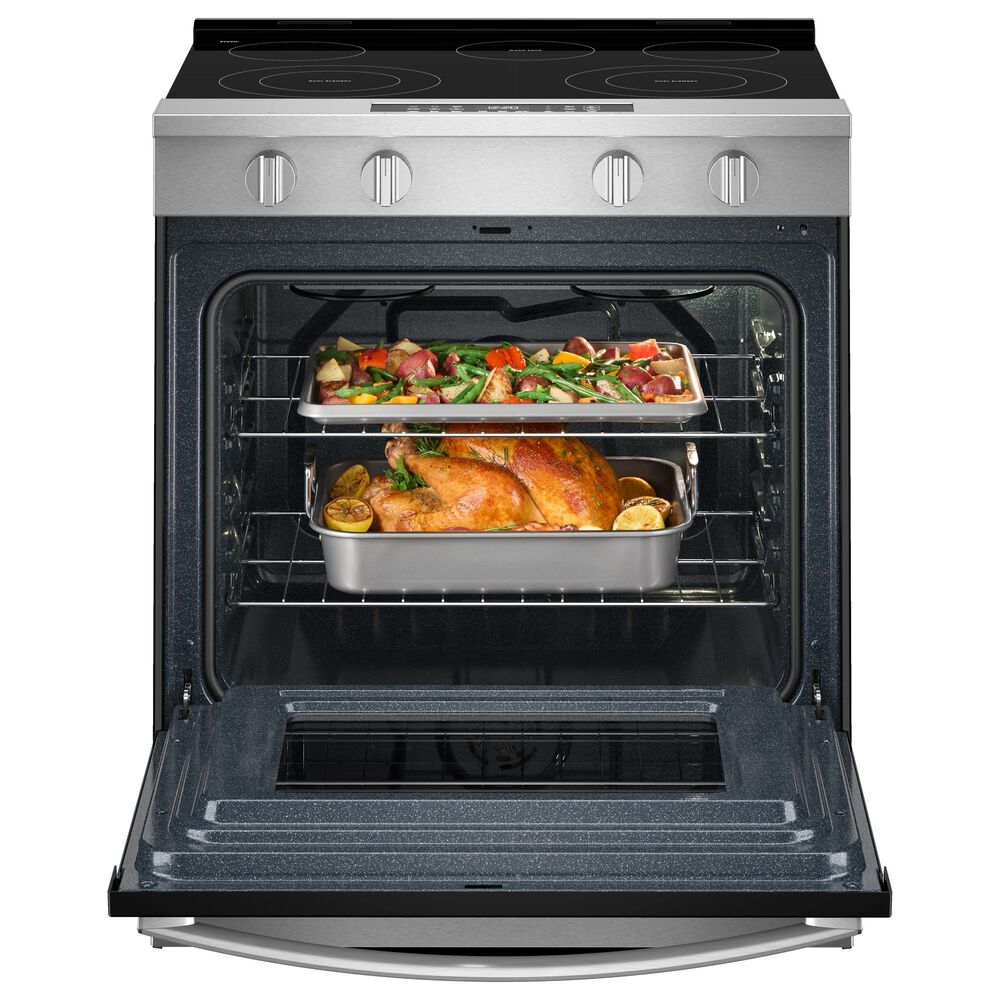 Whirlpool 30" Electric Smart Range in Stainless Steel, , large