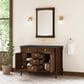 James Martin Kinnsden 48" Single Bathroom Vanity in Sable Oak with 3 cm Charcoal Soapstone Silestone Top and Rectangular Sink, , large