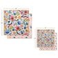 Werkshoppe Field of Flowers All Purpose Towel in Blue and Multicolor (Set of 4), , large