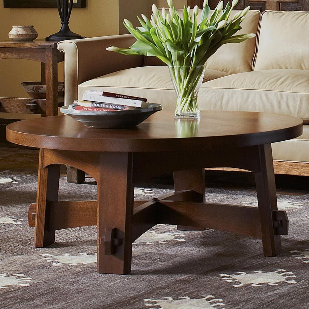 Stickley Furniture Mission Commemorative Coffee Table in Centennial, , large
