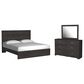 Ashley Belachime 3 Piece King Bedroom Set in Dark Charcoal, , large